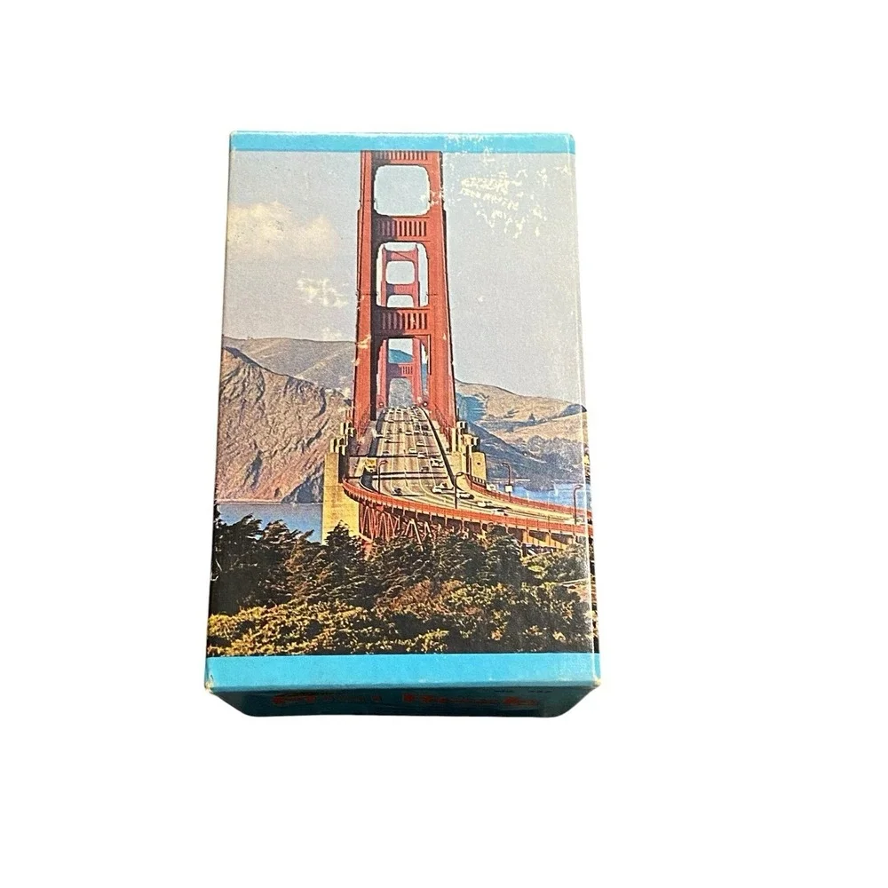 Vintage Warren Built Rite Mini Puzzle No 555 Golden Gate Bridge 100‎ Pc